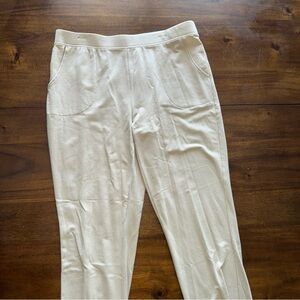 D & Co Active Elastic Waist Pull On Tan Khaki Joggers Pants Womens L